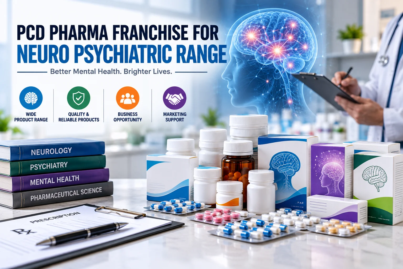 PCD Pharma Franchise for Neuro Psychiatric Range | Avecia Healthcare 500+ Best Quality Medicine