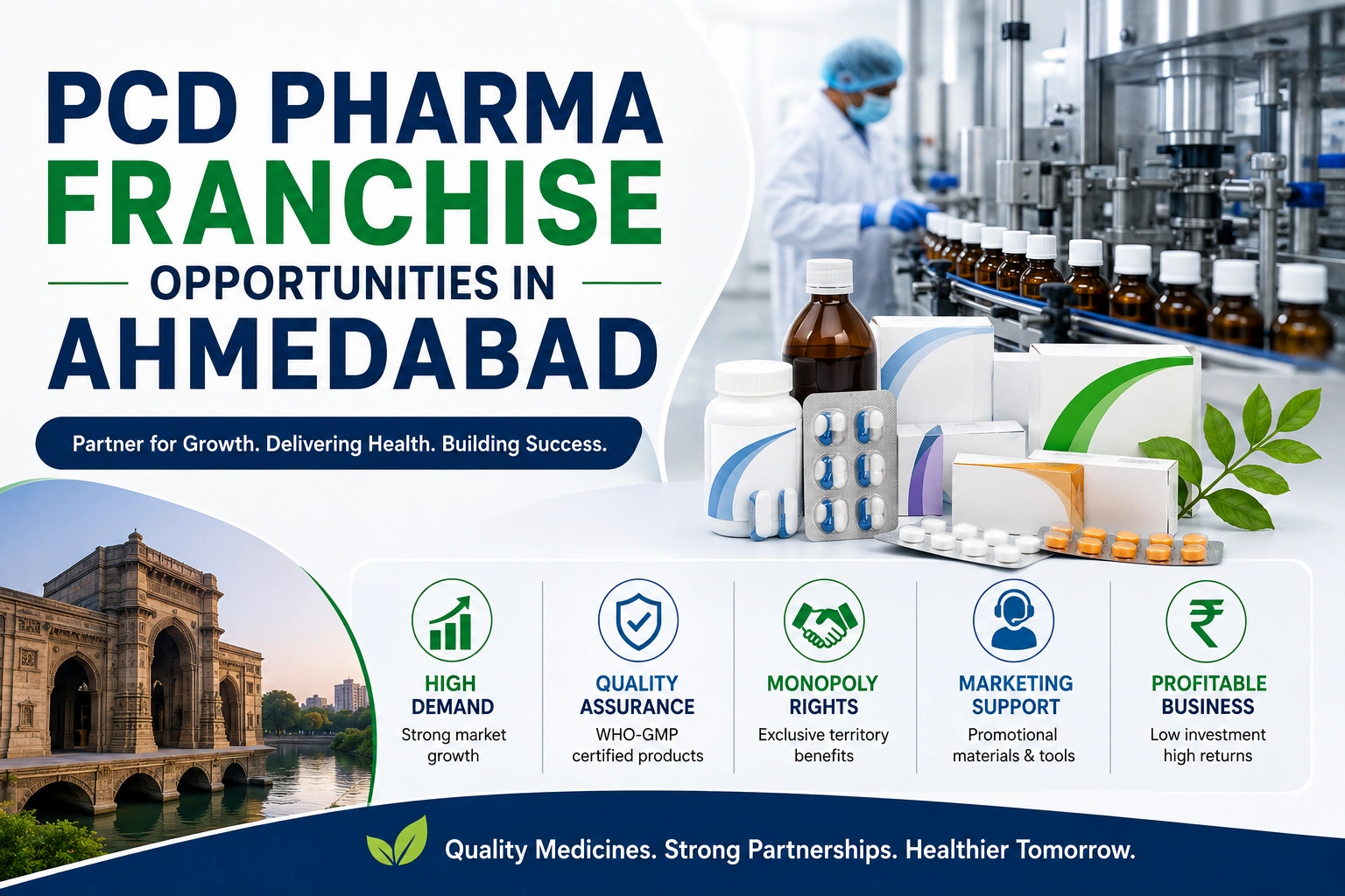 PCD Pharma Franchise opportunities in Ahmedabad